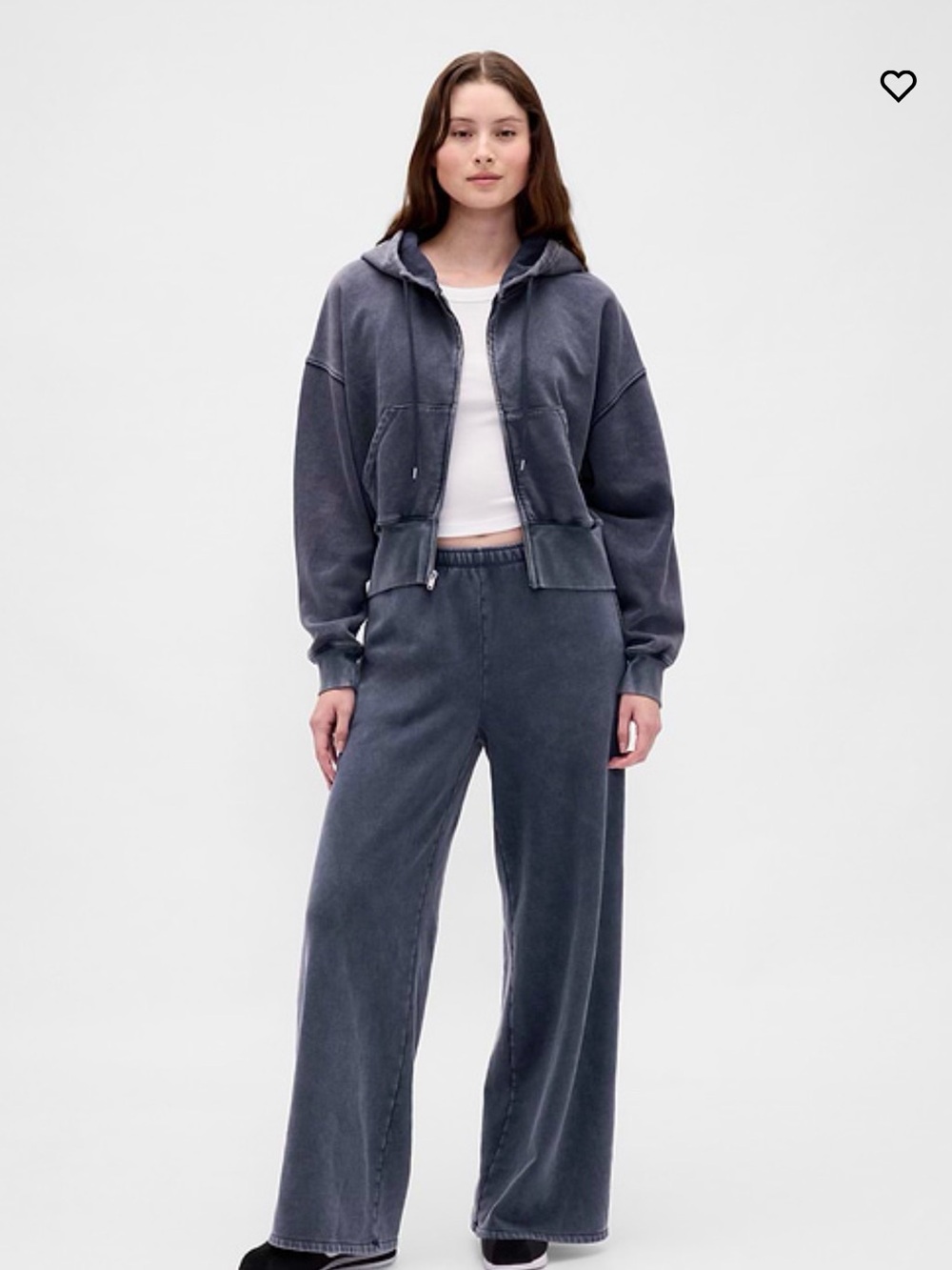 VintageSoft Baggy Wide-Leg Tall Sweatpants & Hoodie Set XL  Hoodie Large Pants